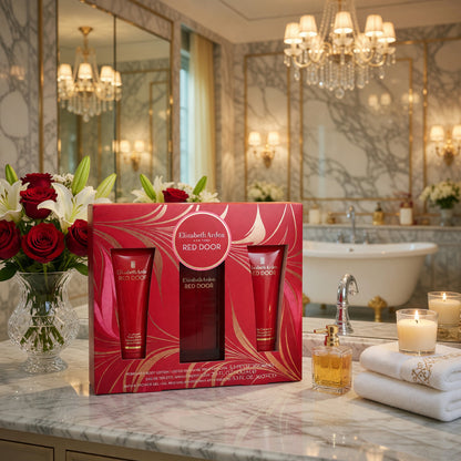 Red Door by Elizabeth Arden, 3 Piece Set for Women