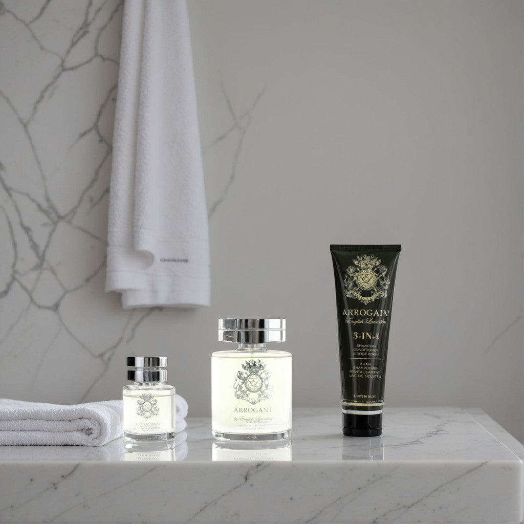 Arrogant by English Laundry, 3 Piece Gift Set for Men with 3.4 oz.