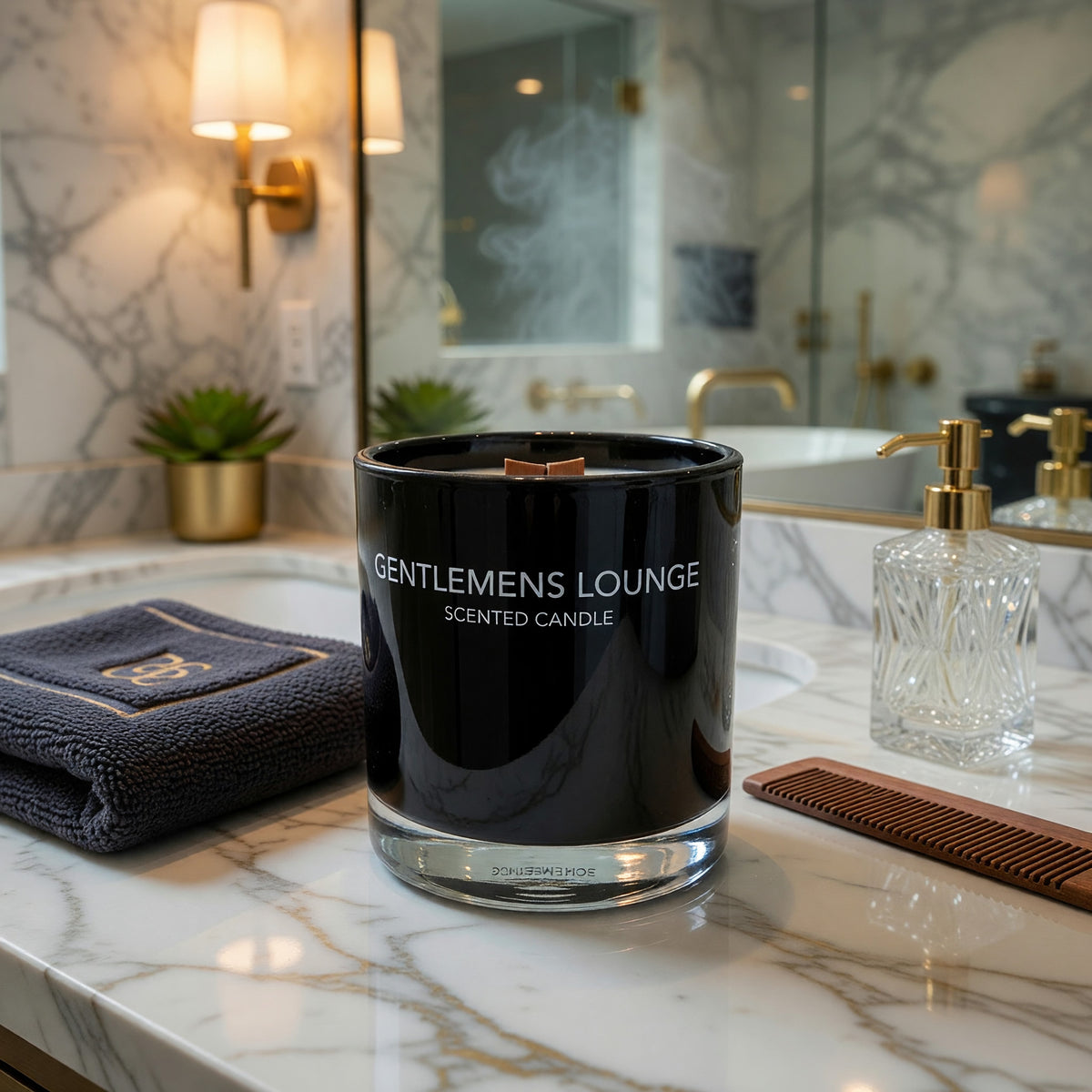 Gentlemens Lounge by Fragrance One, 10.5 oz Scented Candle
