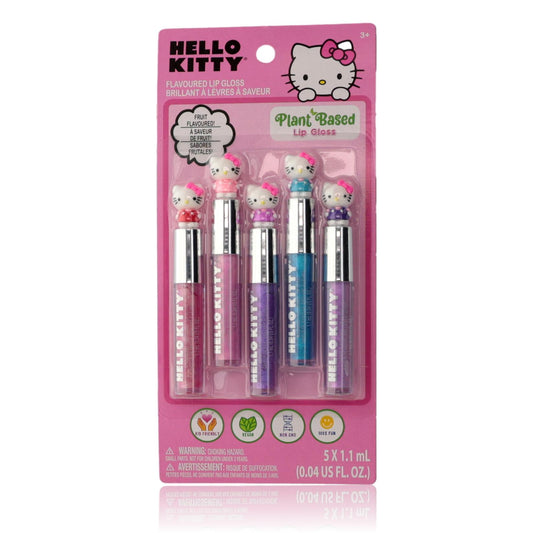 Hello Kitty by Hello Kitty, 5 Piece Lip Gloss Set for Kids