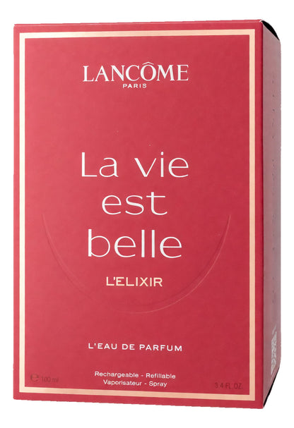 La Vie Est Belle L'Elixir by Lancome, 3.4 oz EDP Refillable for Women 