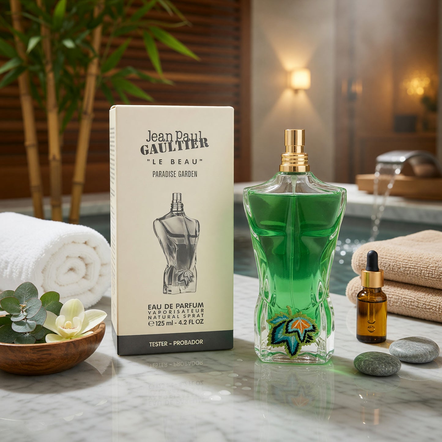 Jean Paul Gaultier Le Beau Paradise Garden, 4.2oz EDP Spray men TESTER