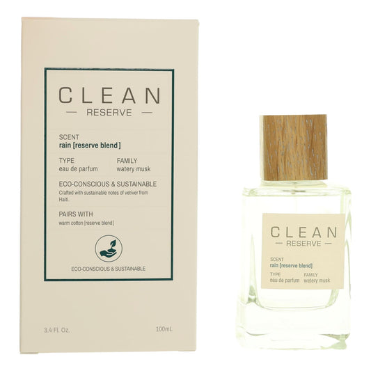 Clean Reserve Rain by Clean, 3.4 oz EDP Spray for Unisex