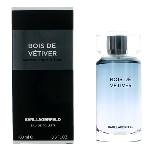 Bois De Vetiver by Karl Lagerfeld, 3.3 oz EDT Spray for Men