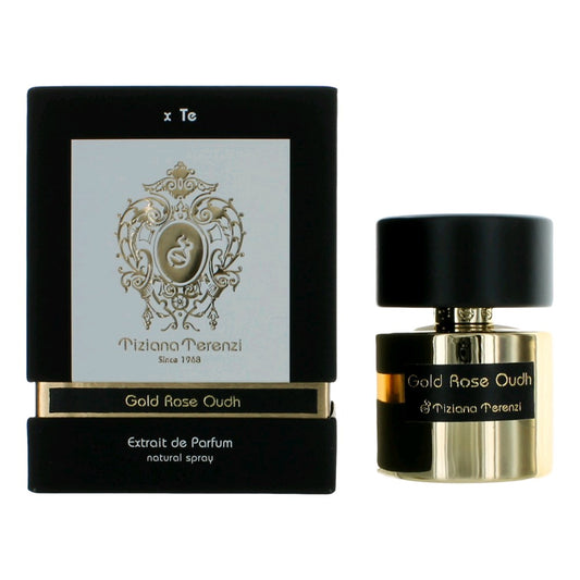 Gold Rose Oudh by Tiziana Terenzi, 3.4oz Extrait De Parfum Spray for Unisex