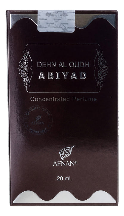 Dehn Al Oudh Abiyad by Afnan, 0.67 oz Perfume Oil for Unisex