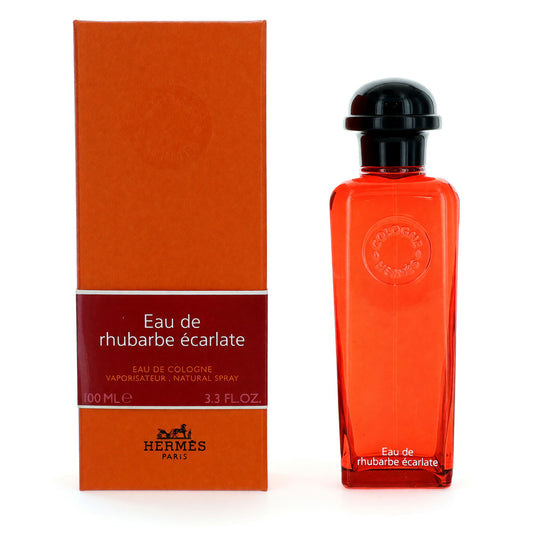 Eau de Rhubarbe Ecarlate by Hermes, 3.3oz Eau de Cologne Spray for Unisex