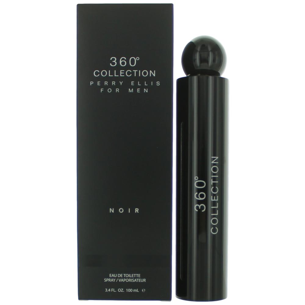 Perry Ellis 360 Collection Noir by Perry Ellis, 3.4 oz EDT Spray men