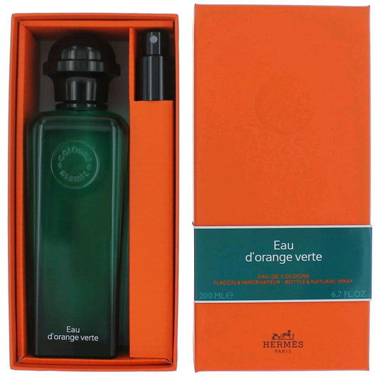 Eau d'Orange Verte by Hermes, 6.7oz Eau De Cologne Spray and Splash Unisex