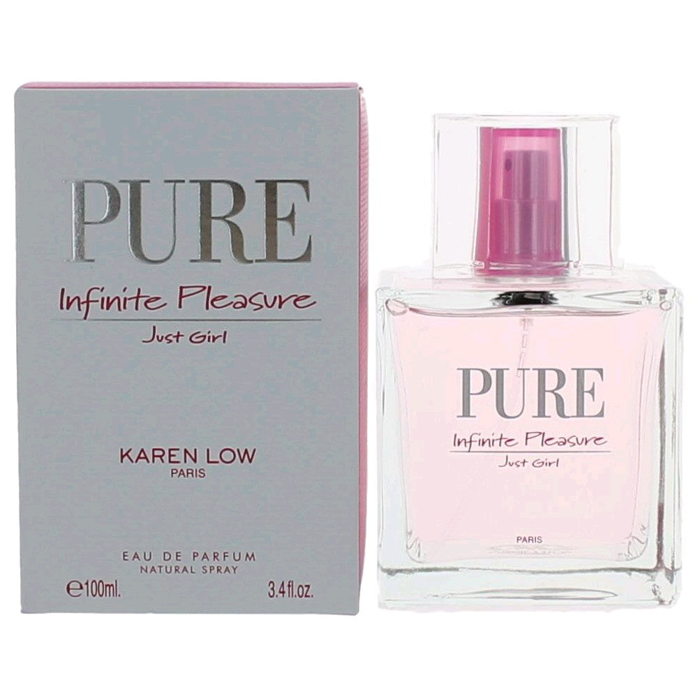 Pure Infinite Pleasure Just Girl by Karen Low, 3.4 oz EDP Spray women