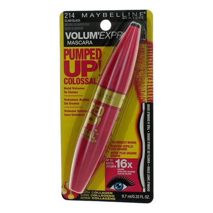 Maybelline Pumped Up Colossal Volum' Express. 0.33oz Mascara - 214 Glam Black - 214 Glam Black