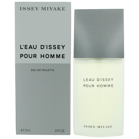 L'eau D'Issey Pour Homme by Issey Miyake, 2.5 oz EDT Spray for Men