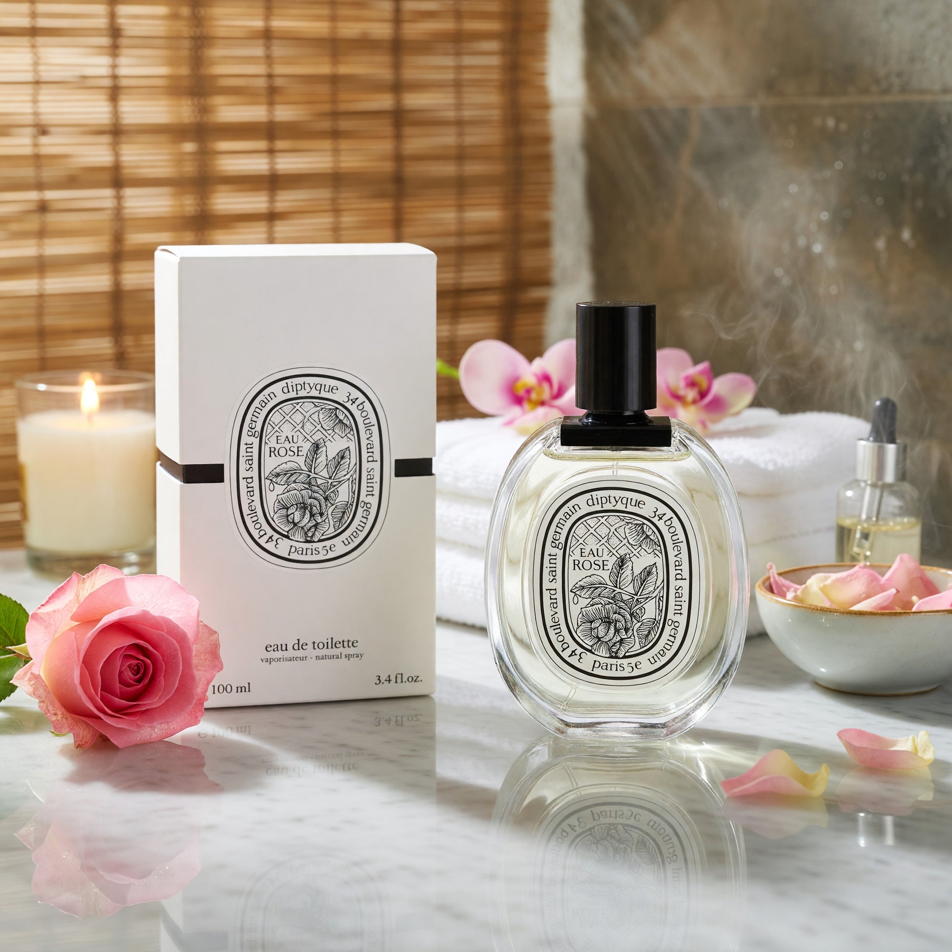 Eau Rose By Diptyque, 3.4 oz EDT Spray for Women 