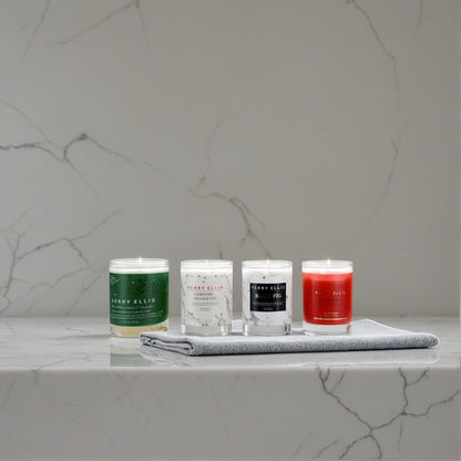 Perry Ellis Joy Coffret by Perry Ellis, 4 Piece Variety Candle Set - Set