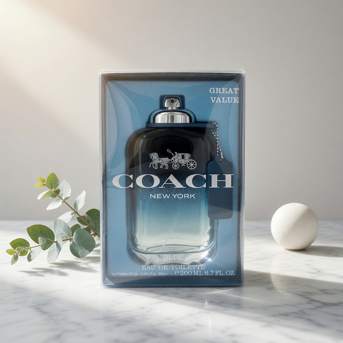 Coach Blue by Coach, 6.7 oz EDT Spray for Men