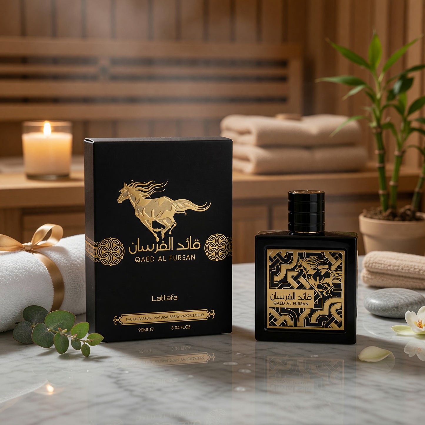 Qaed Al Fursan by Lattafa, 3.04 oz EDP Spray for Men