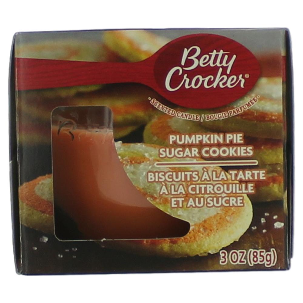 Betty Crocker Scented Candle 3 oz Jar - Pumpkin Pie Sugar Cookies