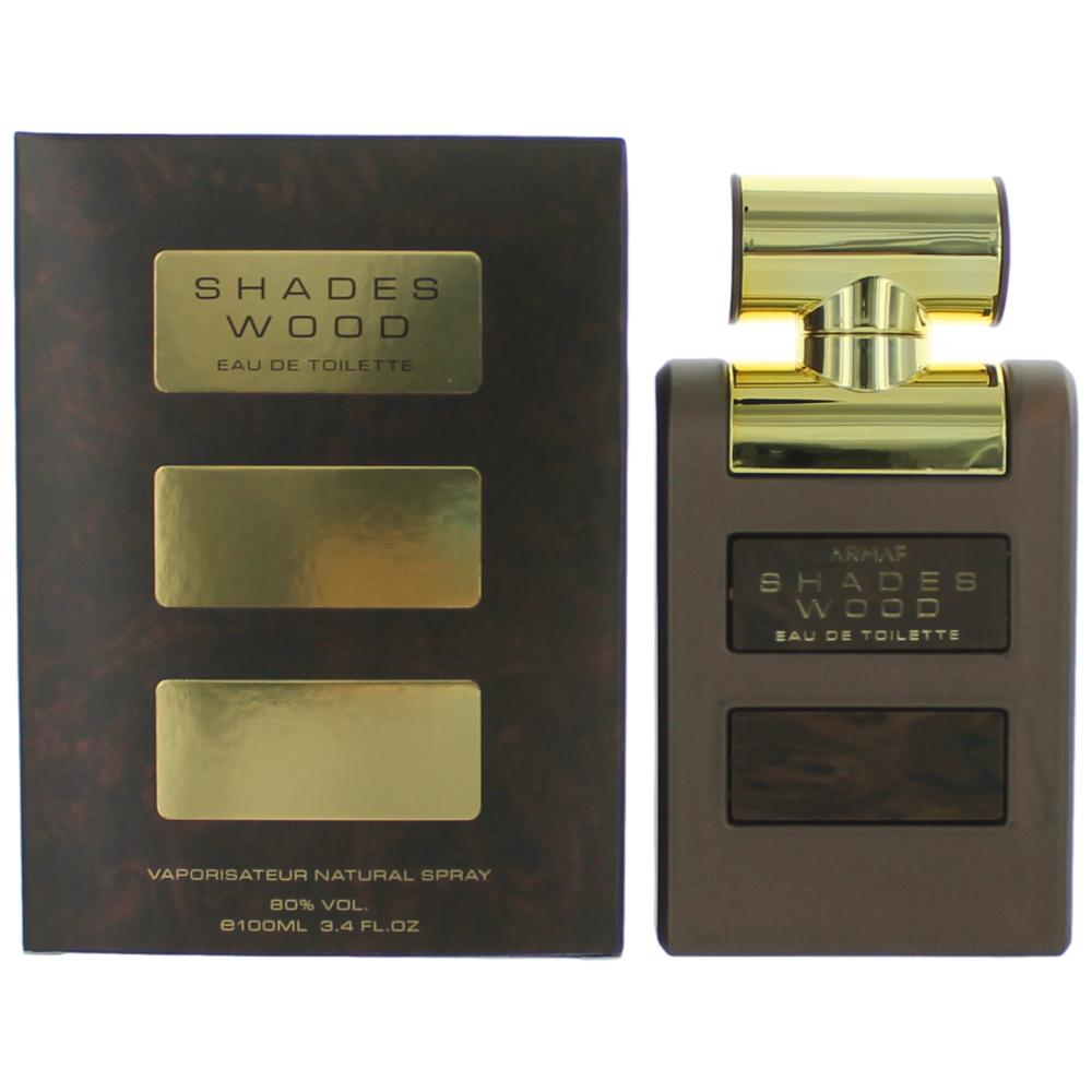 Shades Wood by Armaf, 3.4 oz EDT Spray for Men