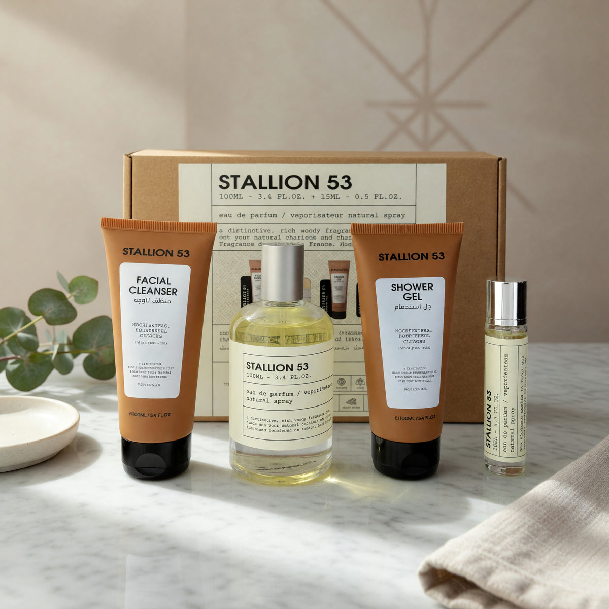 Stallion 53 by Emper, 4 Piece Gift Set for Unisex