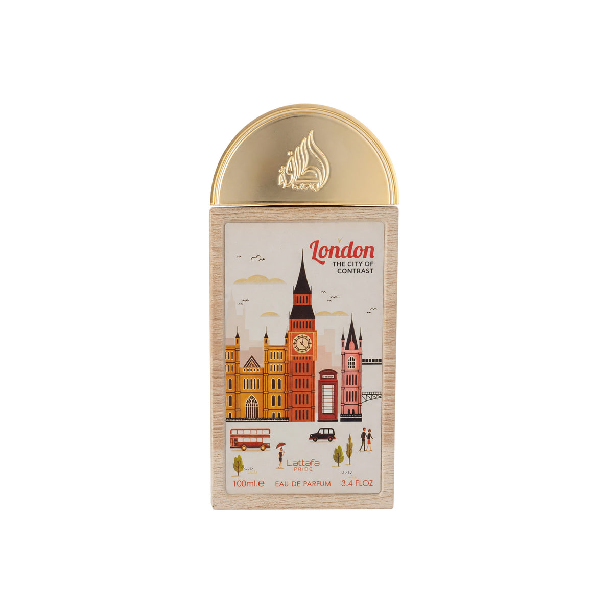 London The City Of Contrast by Lattafa, 3.4 oz EDP Spray for Unisex