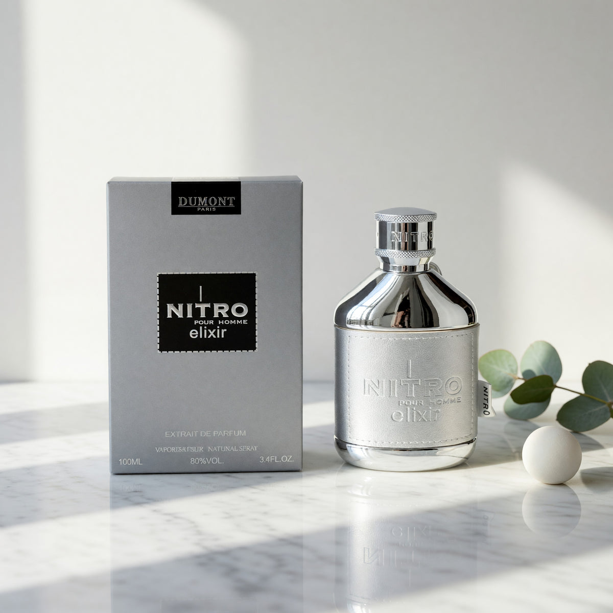 Nitro Elixir by Dumont, 3.4 oz Extrait De Parfum Spray for Men