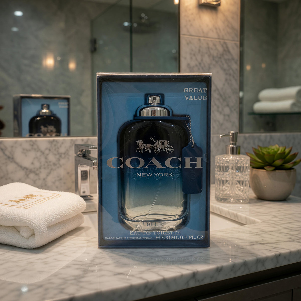 Coach Blue by Coach, 6.7 oz EDT Spray for Men