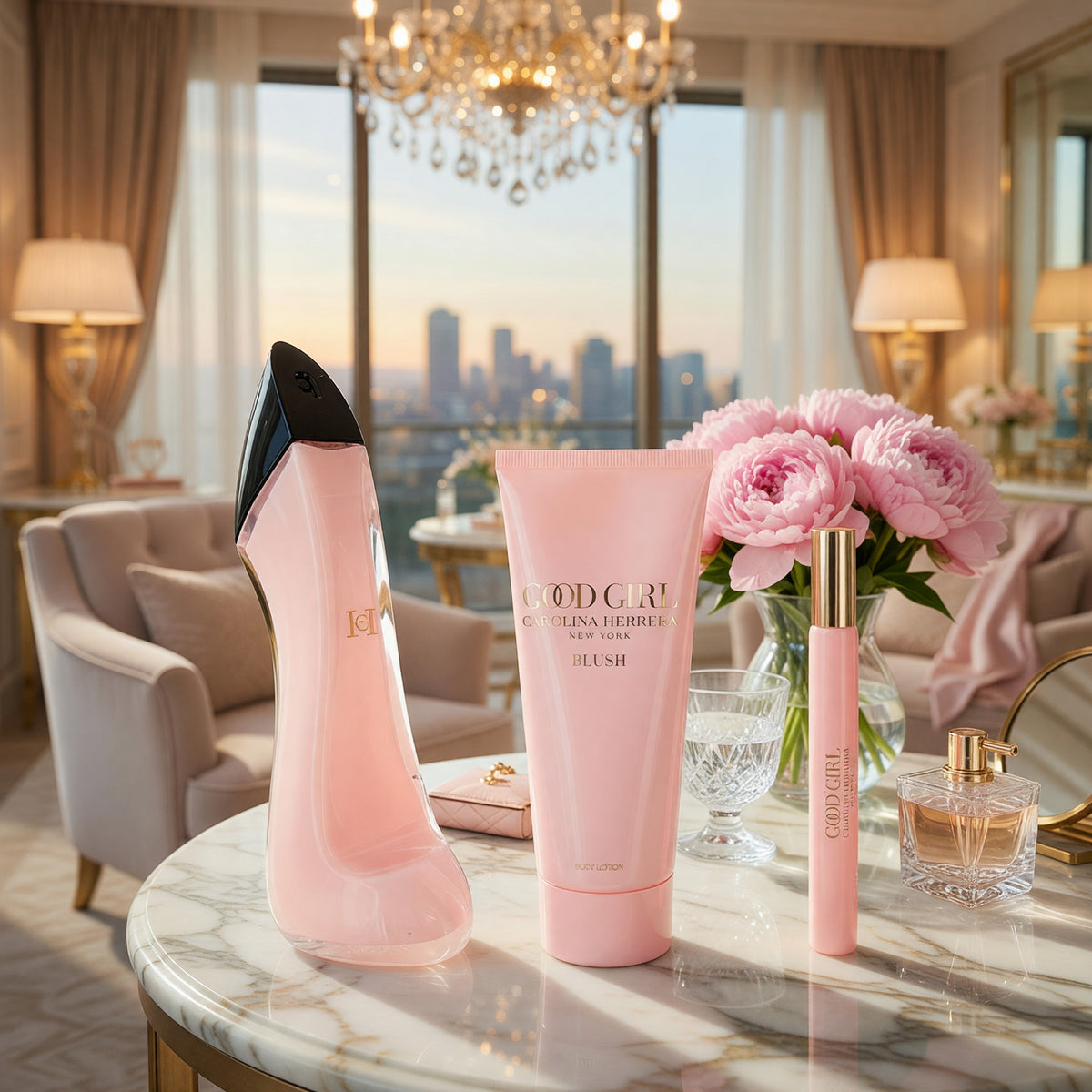 Good Girl Blush by Carolina Herrera, 3 Piece Gift Set for Women