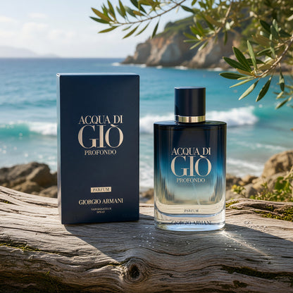 Acqua Di Gio Profondo by Giorgio Armani, 3.4 oz Parfum Spray for Men