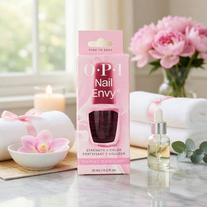 OPI Nail Envy by OPI, 0.5 oz Nail Strengthener - Pink To Envy  - Pink To Envy