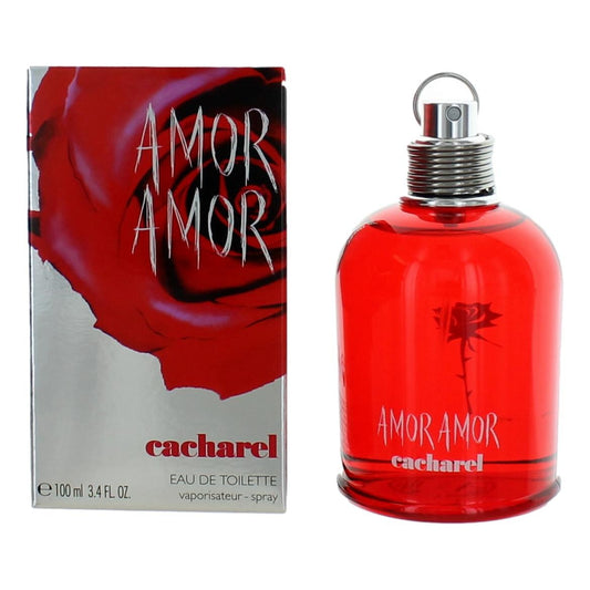 Amor Amor by Cacharel, 3.4 oz EDT Spray for Women