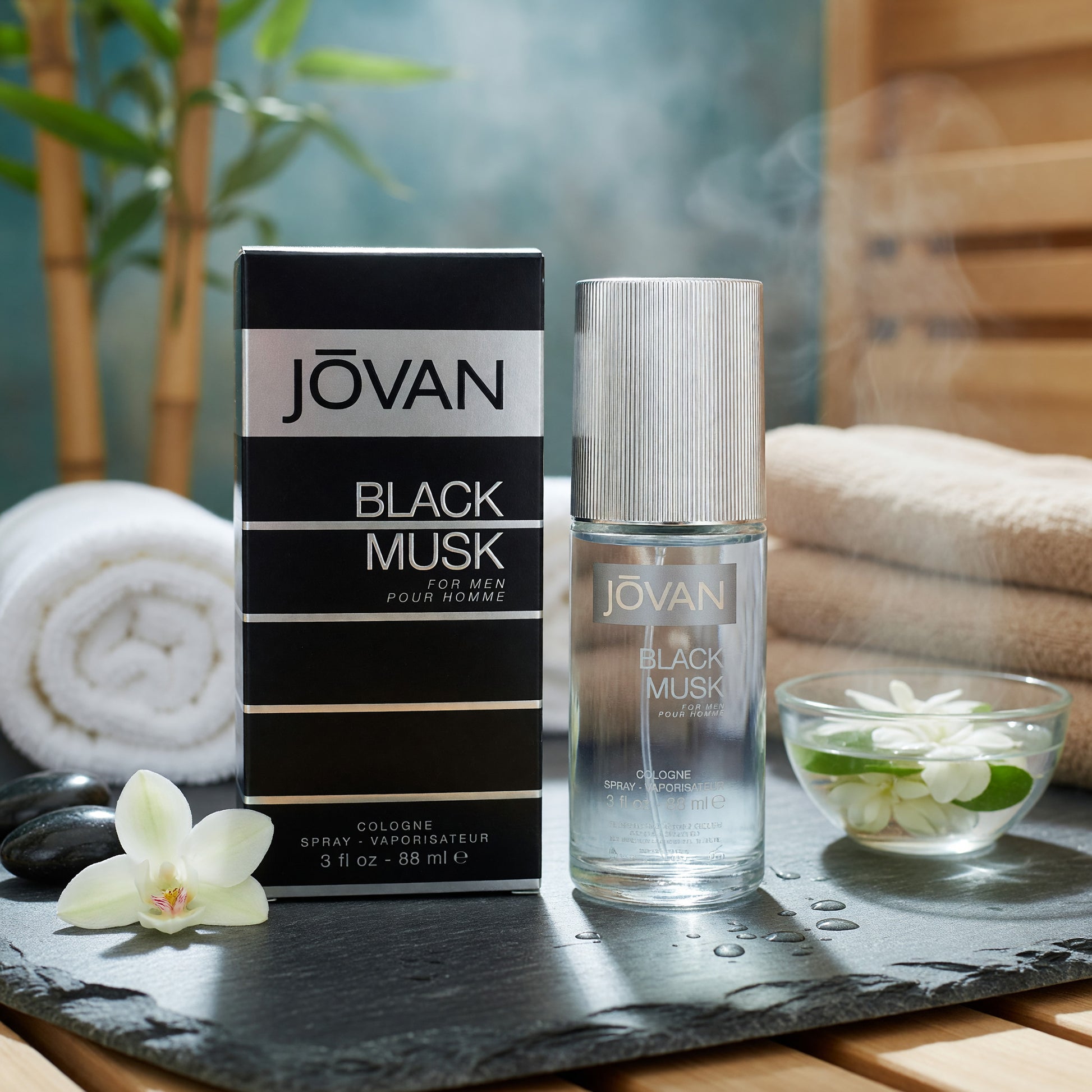 Jovan Black Musk by Jovan, 3 oz Cologne Spray for Men