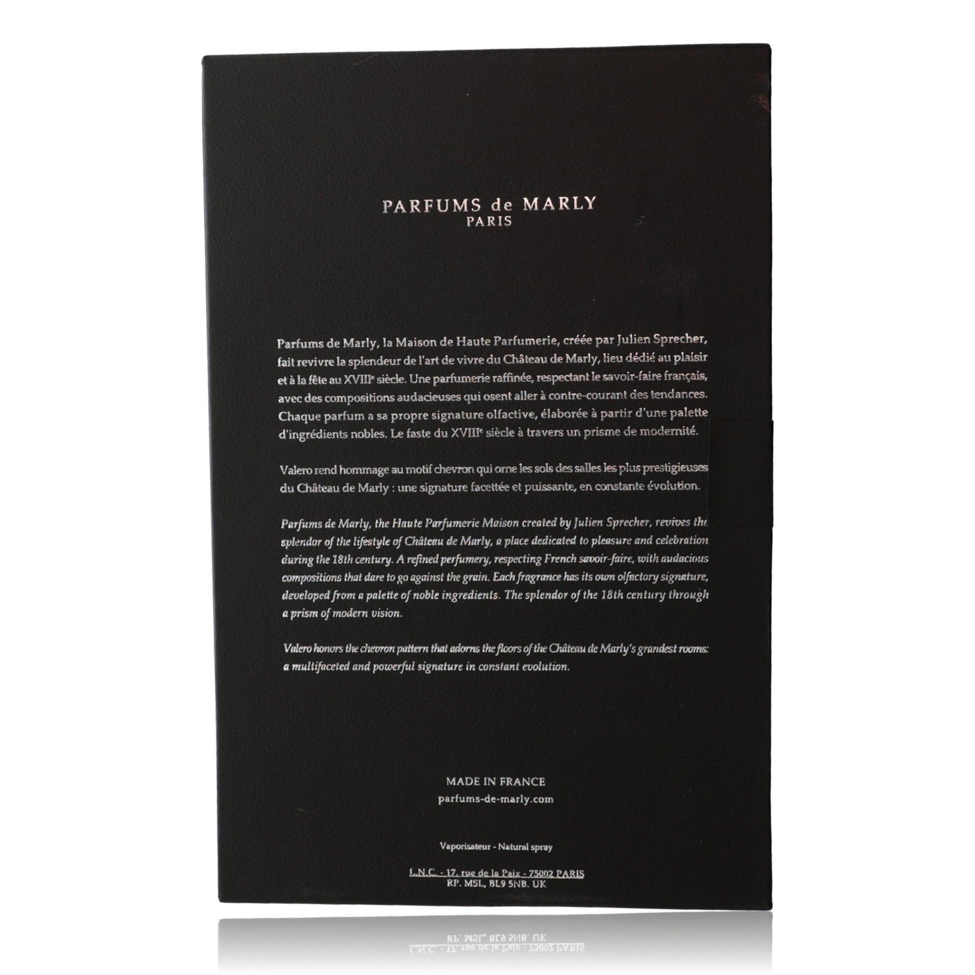 Parfums de Marly Valero, 3.4oz Extrait de Parfum Spray for Unisex