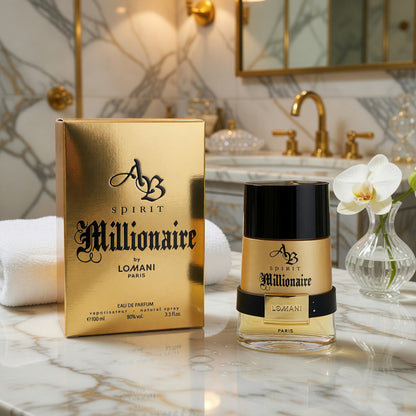 AB Spirit Millionaire by Lomani, 3.3 oz EDP Spray for Men