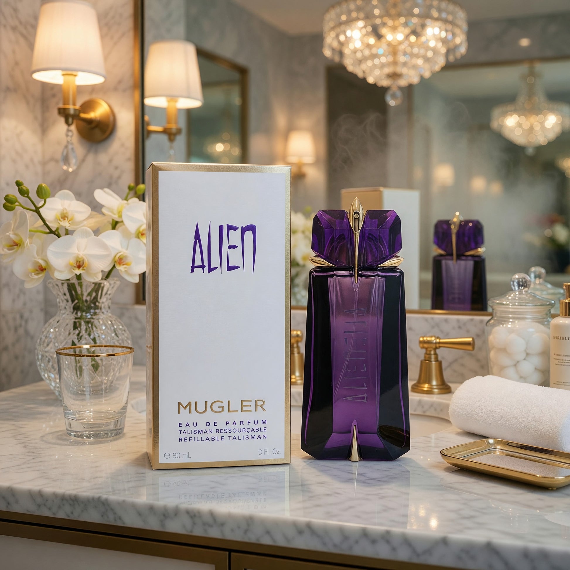Alien by Thierry Mugler, 3 oz EDP Spray for Women Refillable