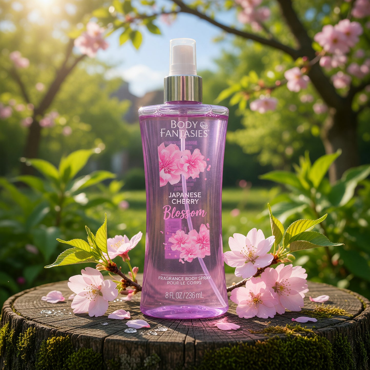 Japanese Cherry Blossom by Body Fantasies, 8oz Fragrance Body Spray women