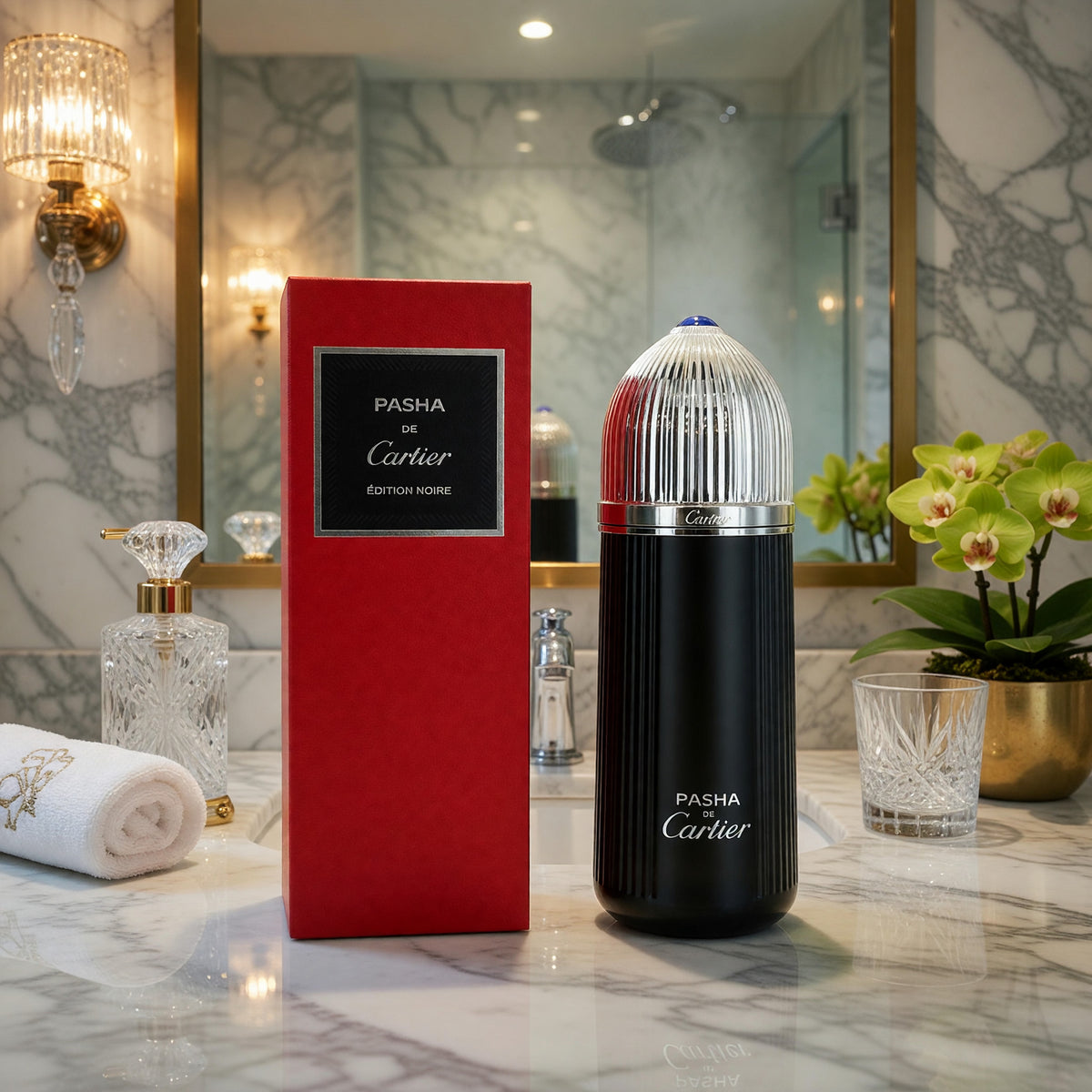 Pasha de Cartier Edition Noire by Cartier, 5 oz EDT Spray for Men