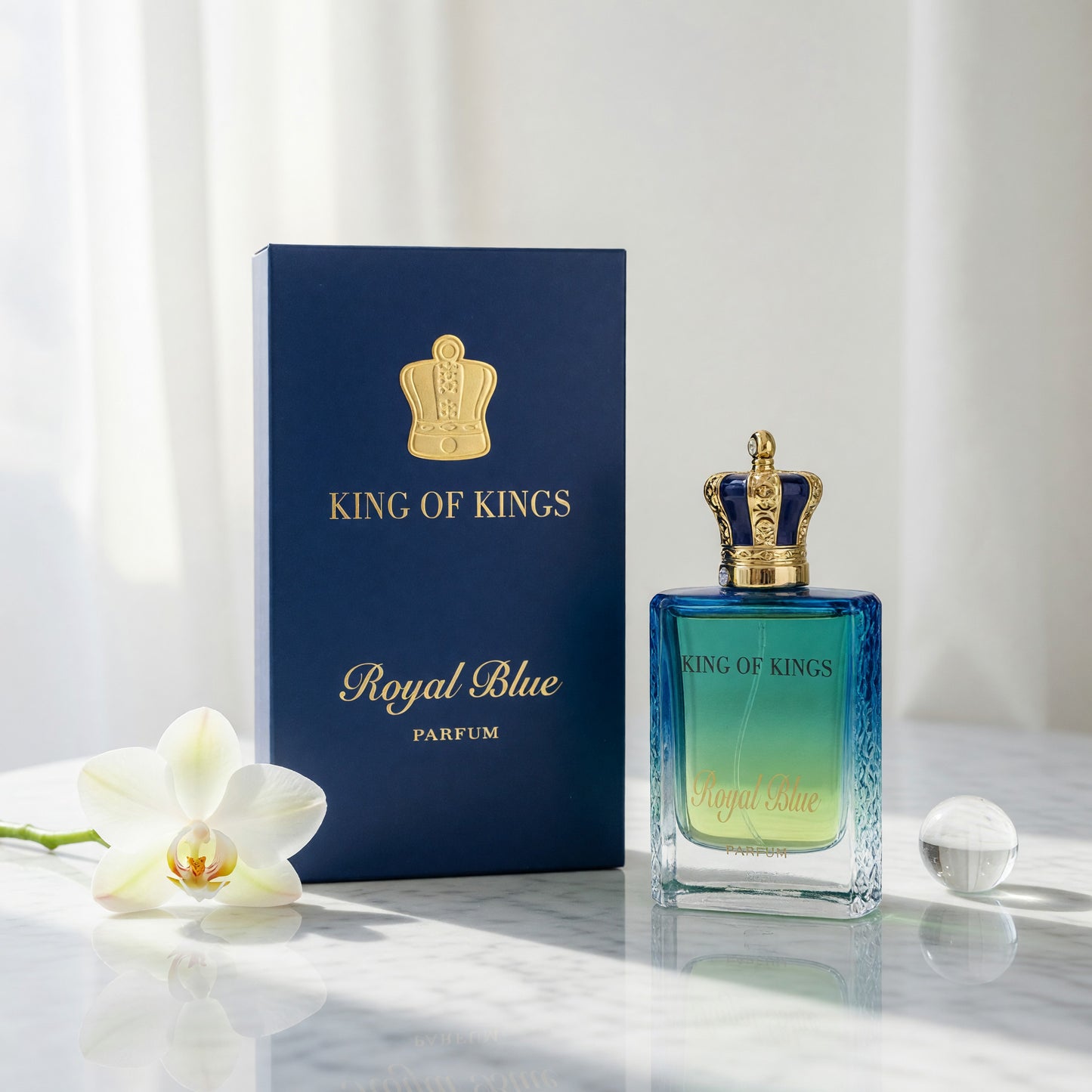 Royal Blue by King of Kings, 3.4 oz Parfum Spray for Unisex