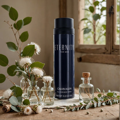 Eternity by Calvin Klein, 5.3 oz All Over Body Spray for Men