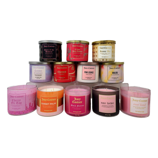 Juicy Couture 14.5 oz Soy Wax Blend 3 Wick Candle