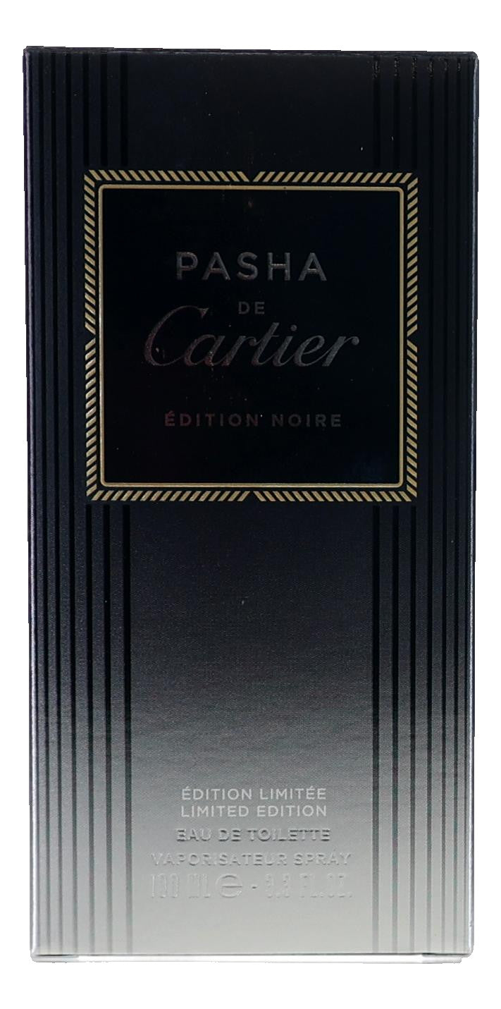 Pasha de Cartier Edition Noire by Cartier, 3.3oz EDT Spray men Limited Edition