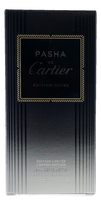 Pasha de Cartier Edition Noire by Cartier, 3.3oz EDT Spray men Limited Edition
