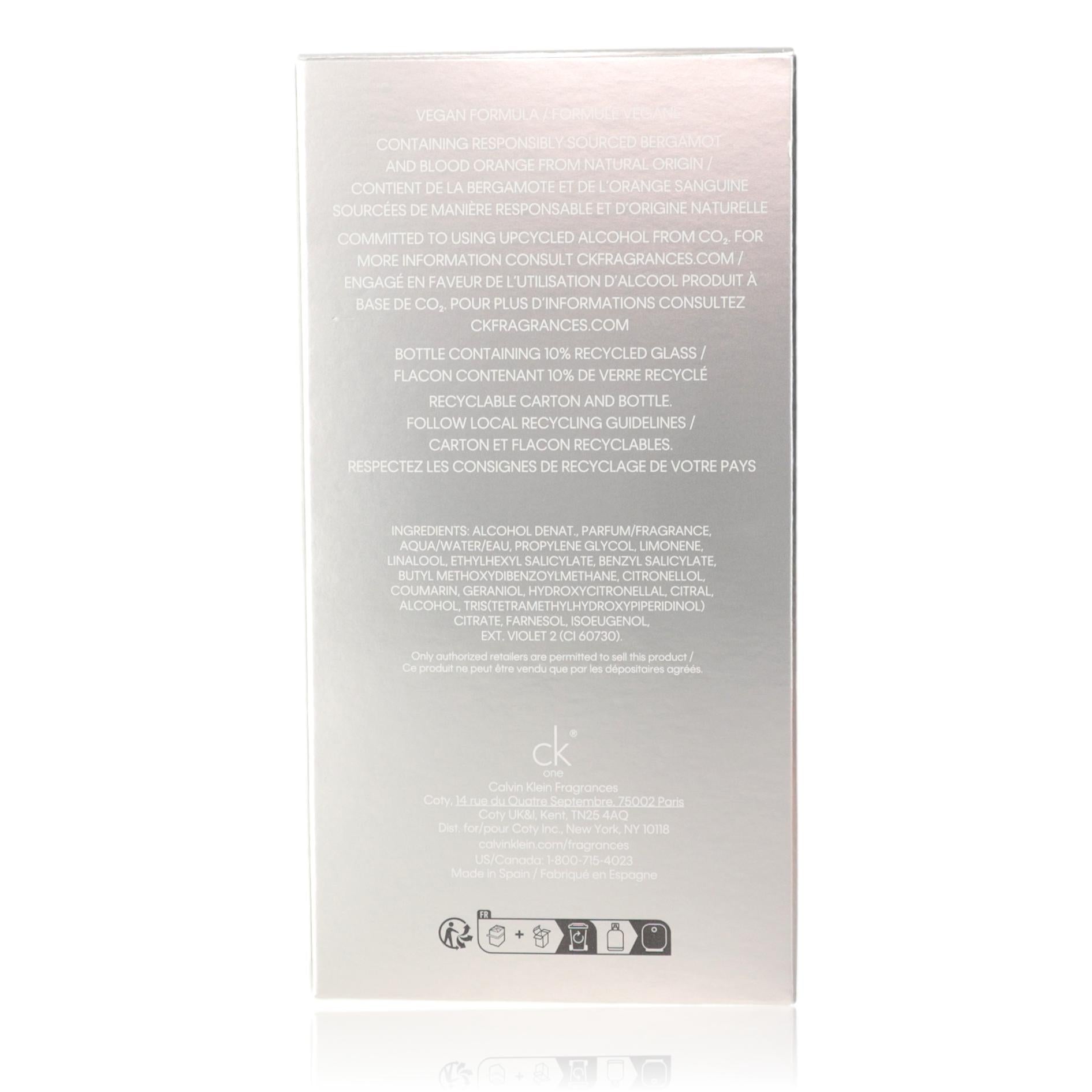 CK One Essence by Calvin Klein, 6.7 oz Parfum Intense Spray for Unisex