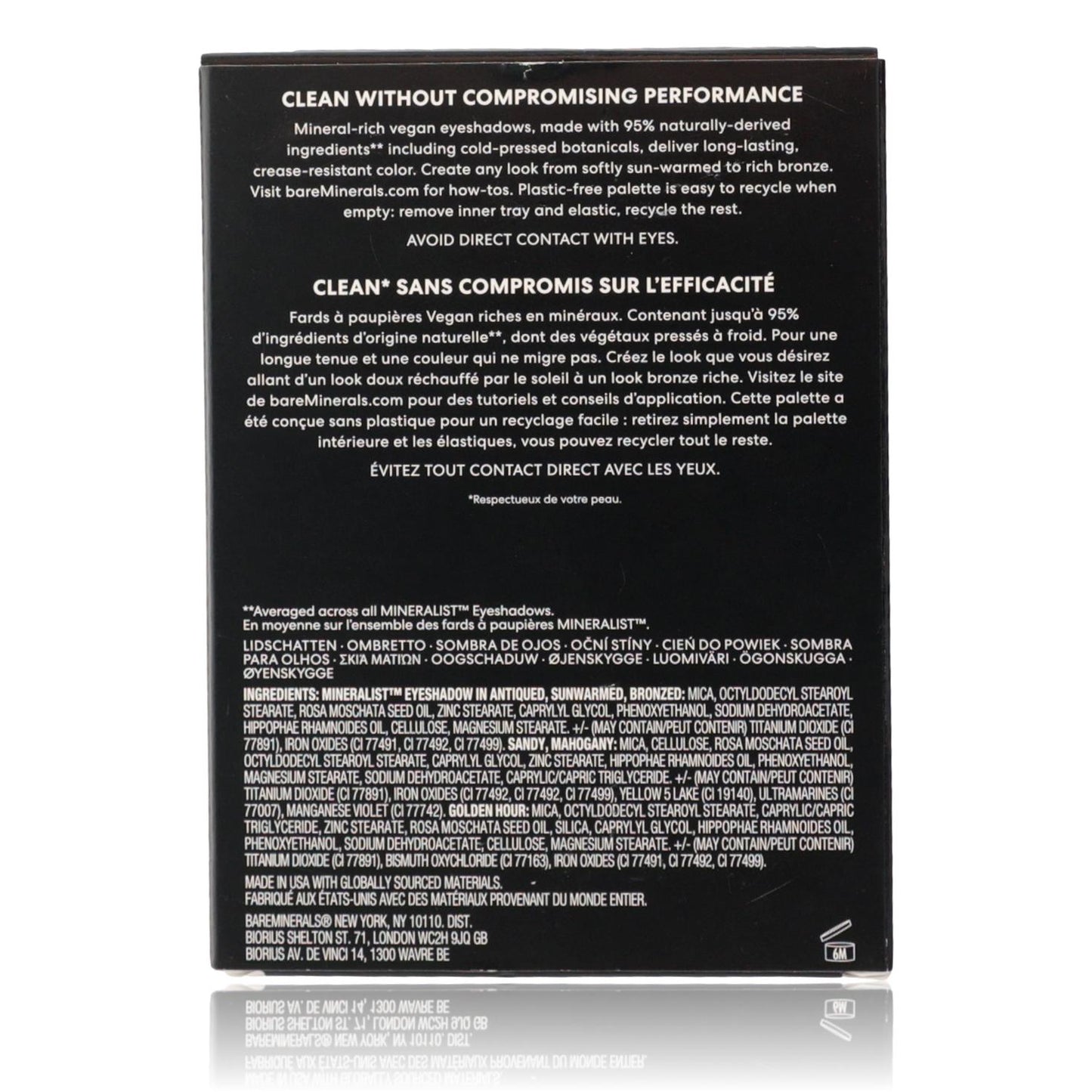 Bare Minerals Mineralist by bareMinerals, 6 Shade Eyeshadow Palette - Sunlit