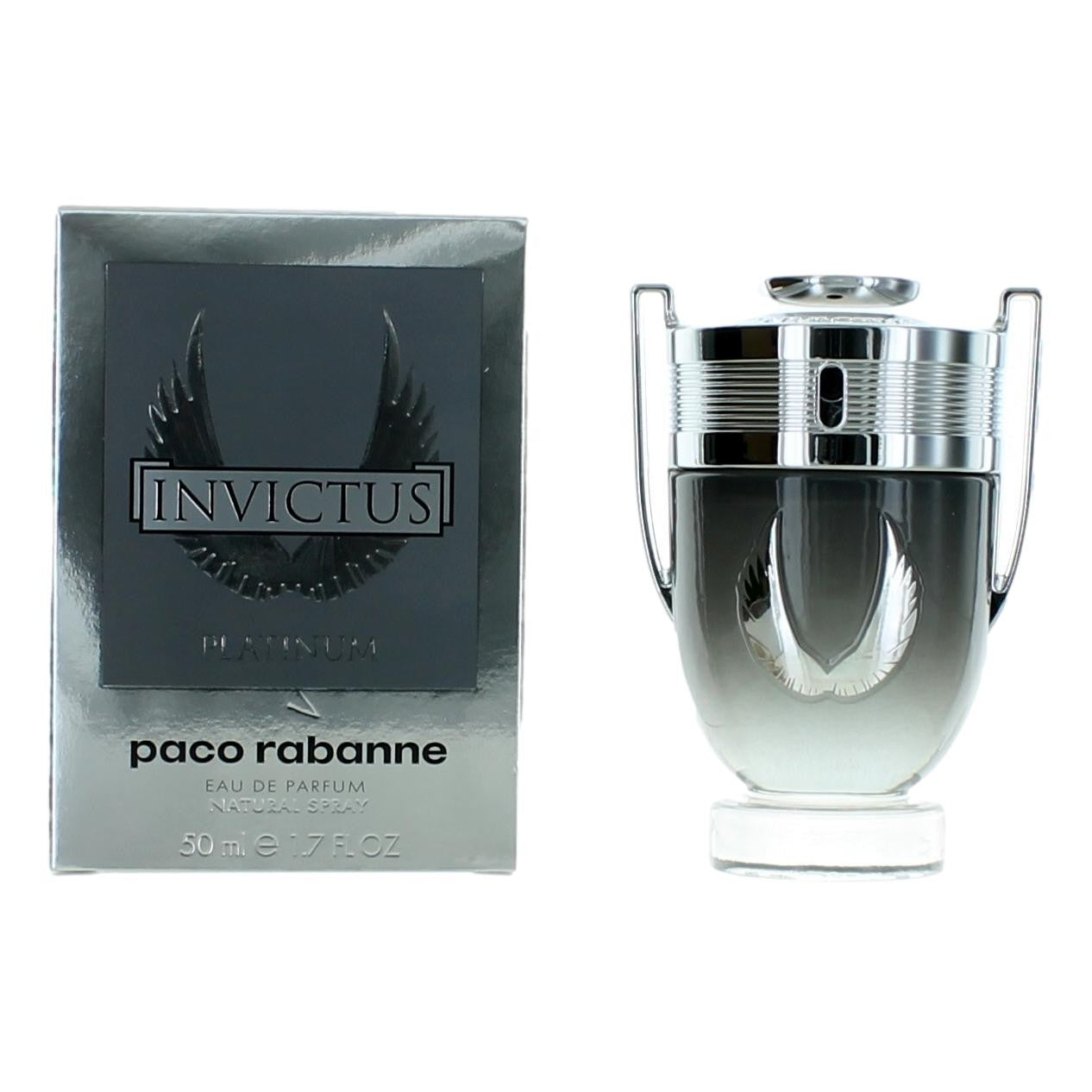 Invictus Platinum by Paco Rabanne, 1.7 oz EDP Spray for Men