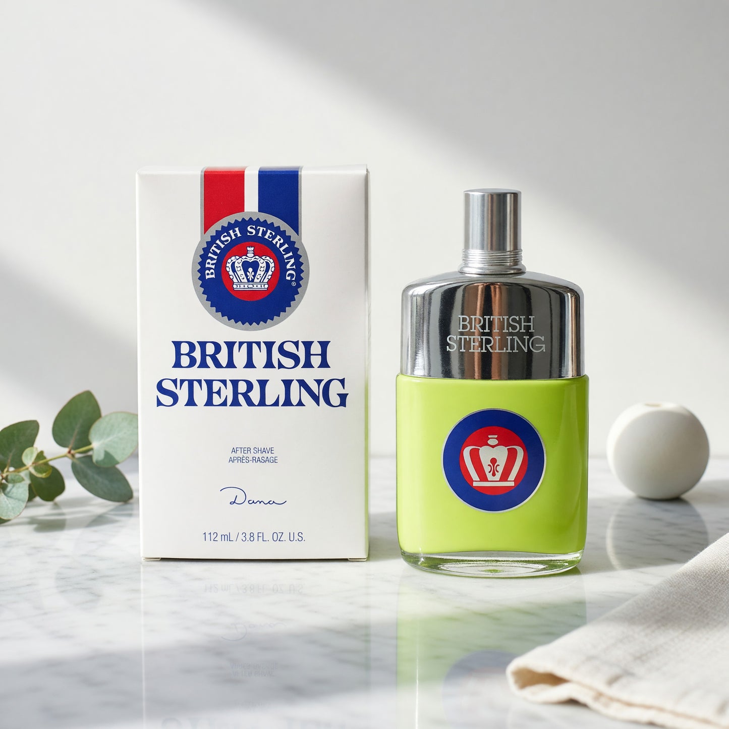 British Sterling by Dana, 3.8 oz After Shave for Men