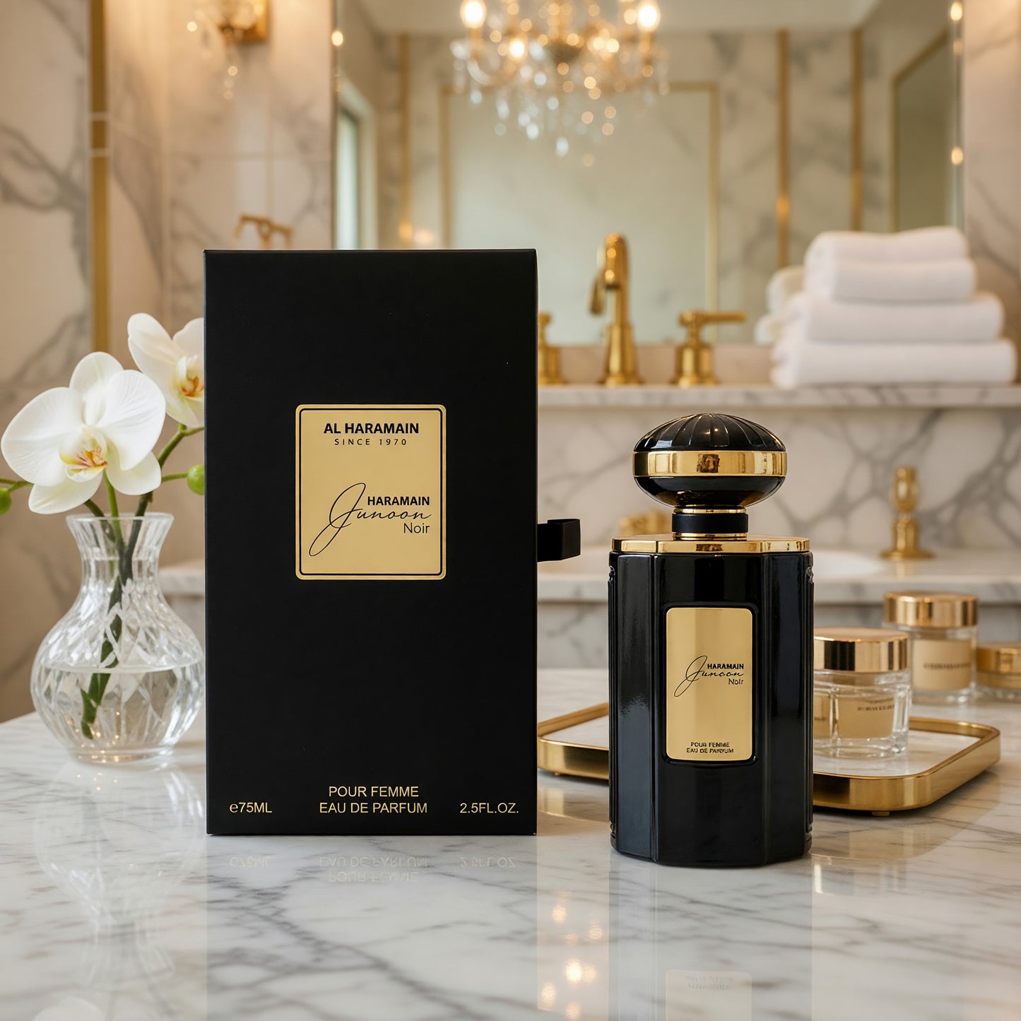 Junoon Noir by Al Haramain, 2.5 oz EDP Spray for Women