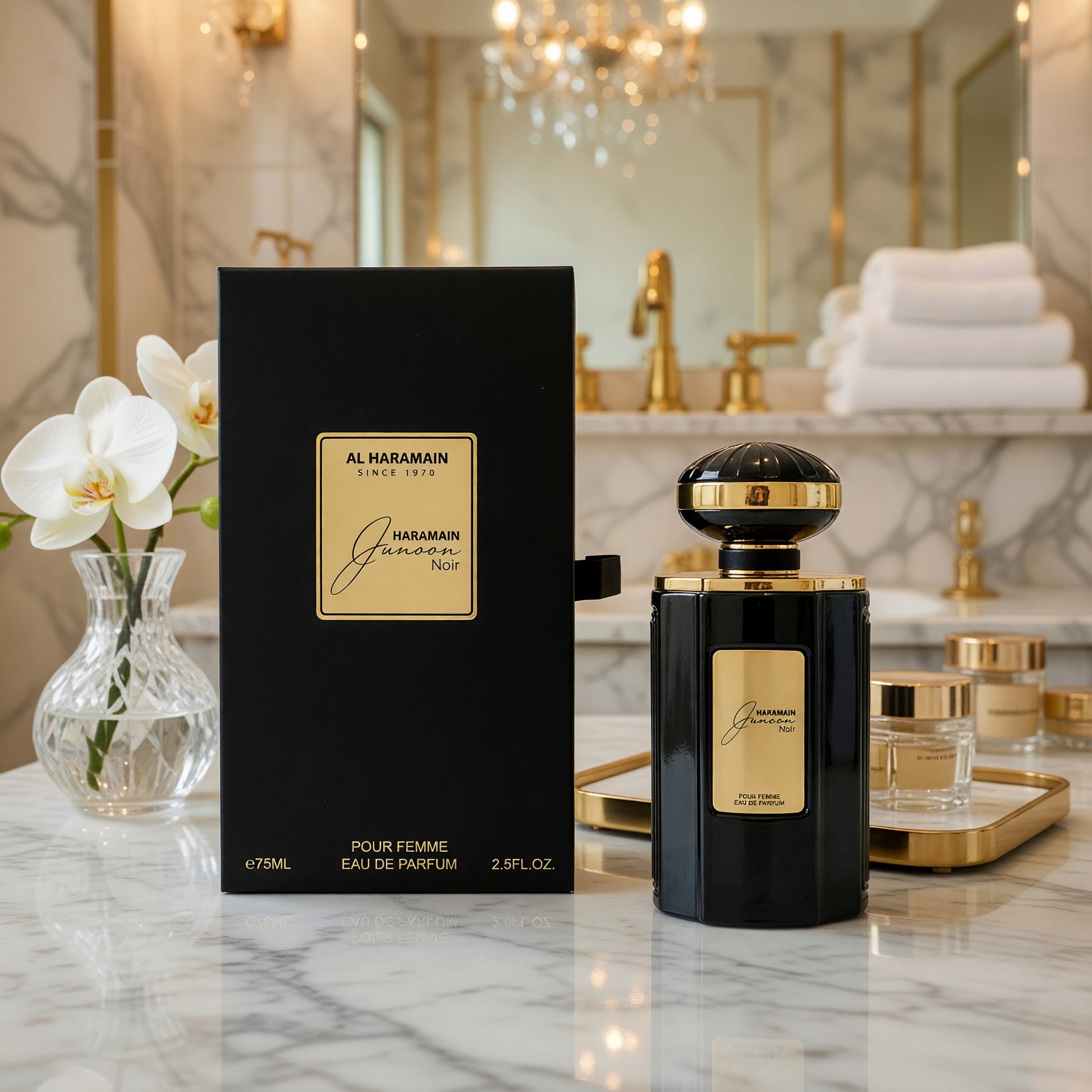Junoon Noir by Al Haramain, 2.5 oz EDP Spray for Women