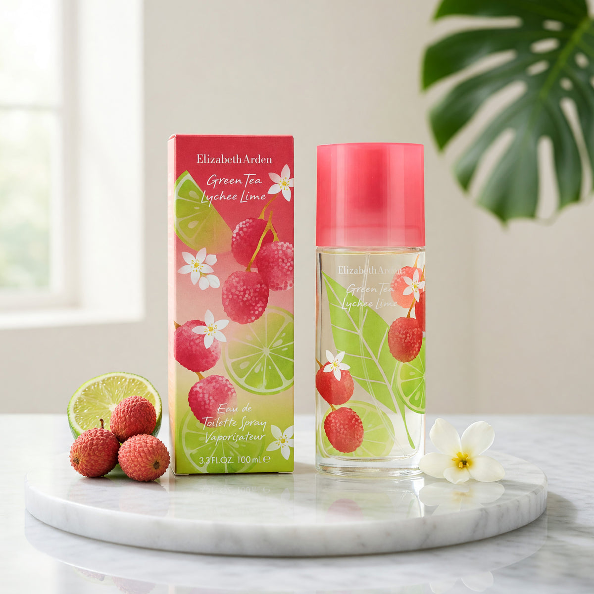 Green Tea Lychee Lime by Elizabeth Arden, 3.3 oz EDT Spray for Women