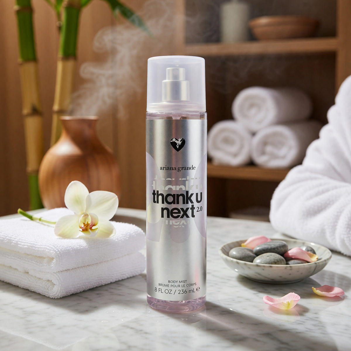 Thank U Next 2.0 by Ariana Grande, 8 oz Body Mist for Women 