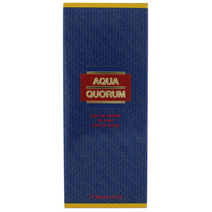 Aqua Quorum by Puig, 3.4 oz EDT Spray for Men